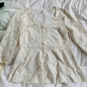 Free People Peplum Top